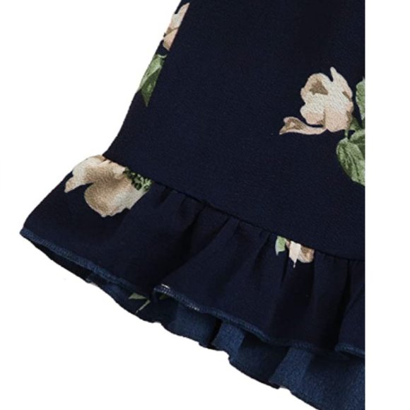 Women's 2 Piece Boho Floral Print Crop Top+Shorts - Picture 5 of 7